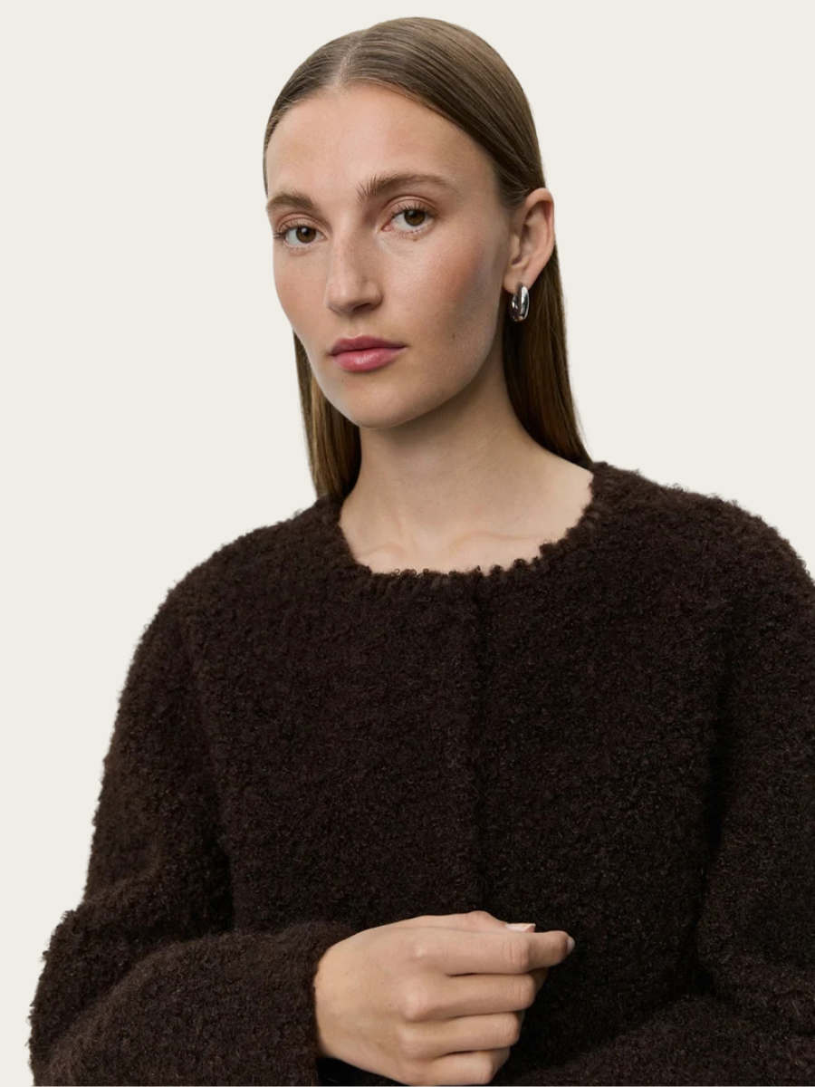 JUNO JACKET, INTENSE BROWN