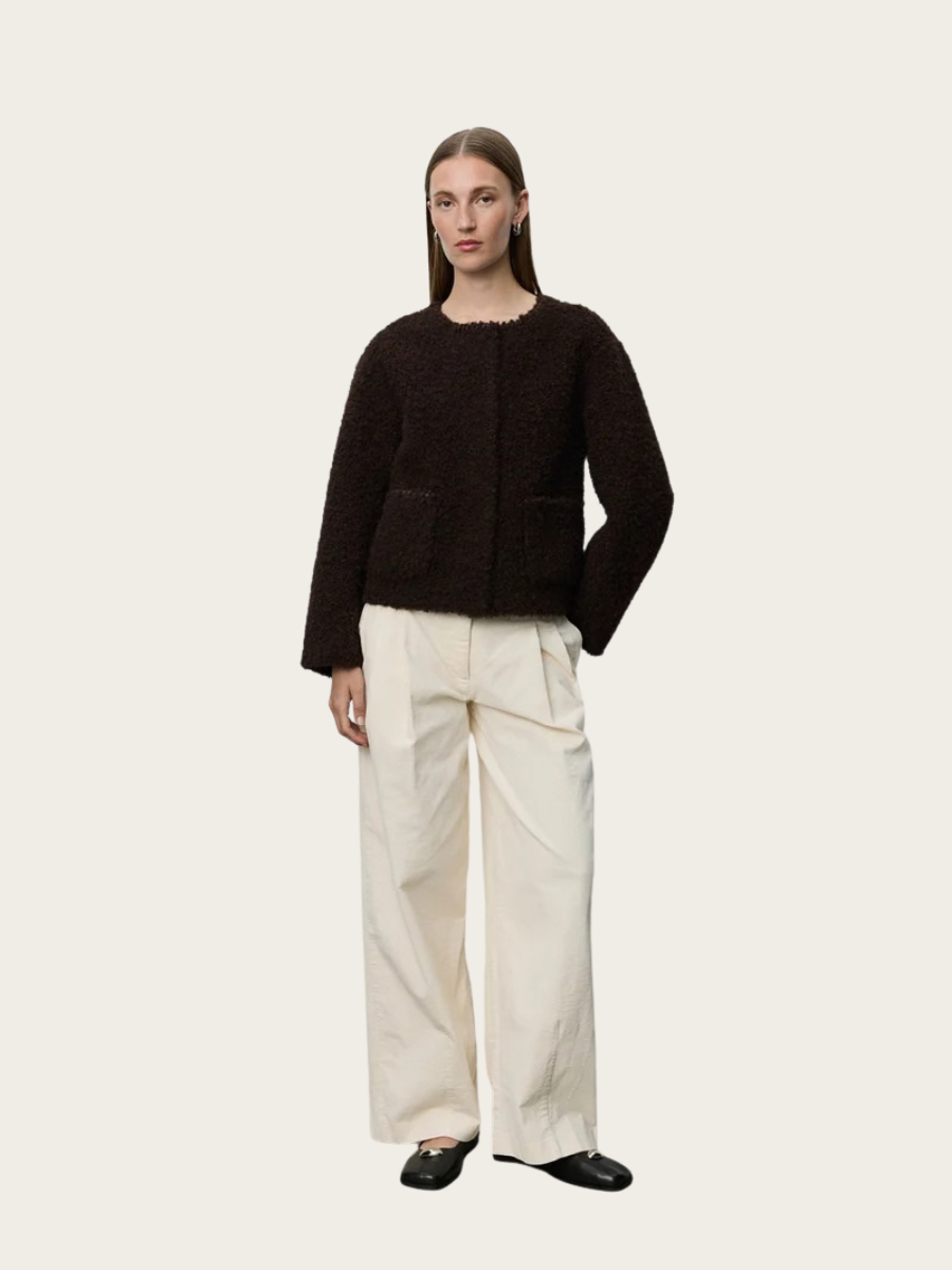 JUNO JACKET, INTENSE BROWN