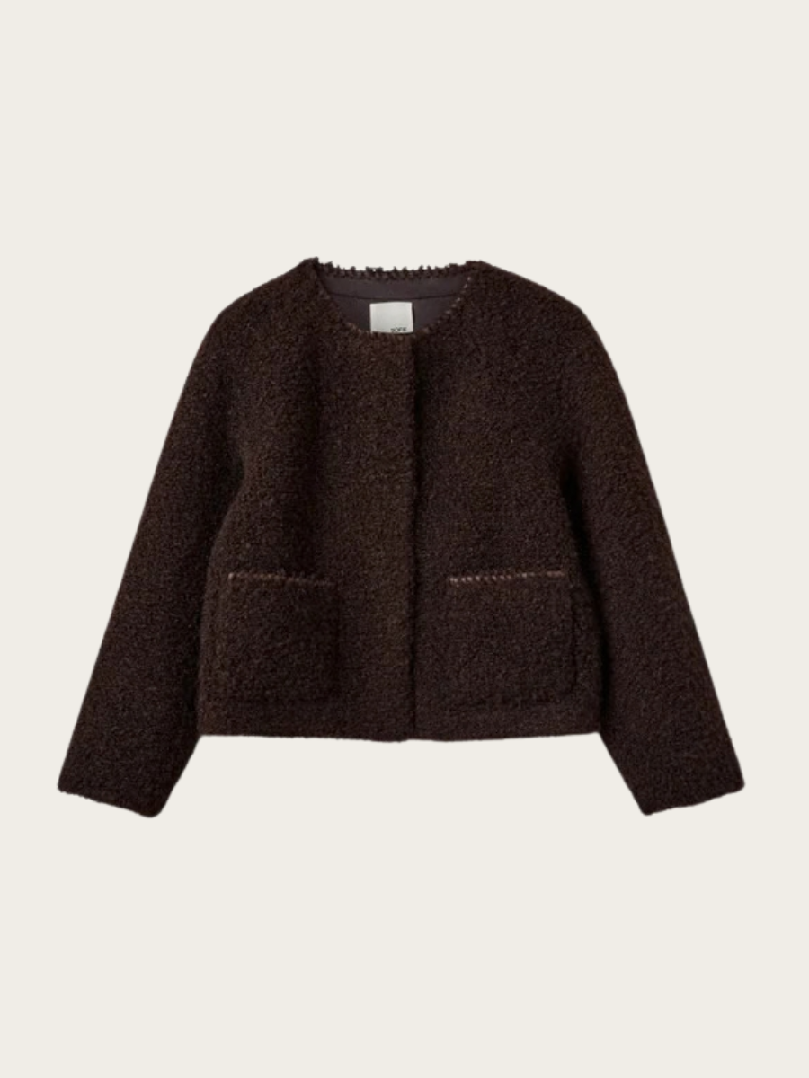 JUNO JACKET, INTENSE BROWN