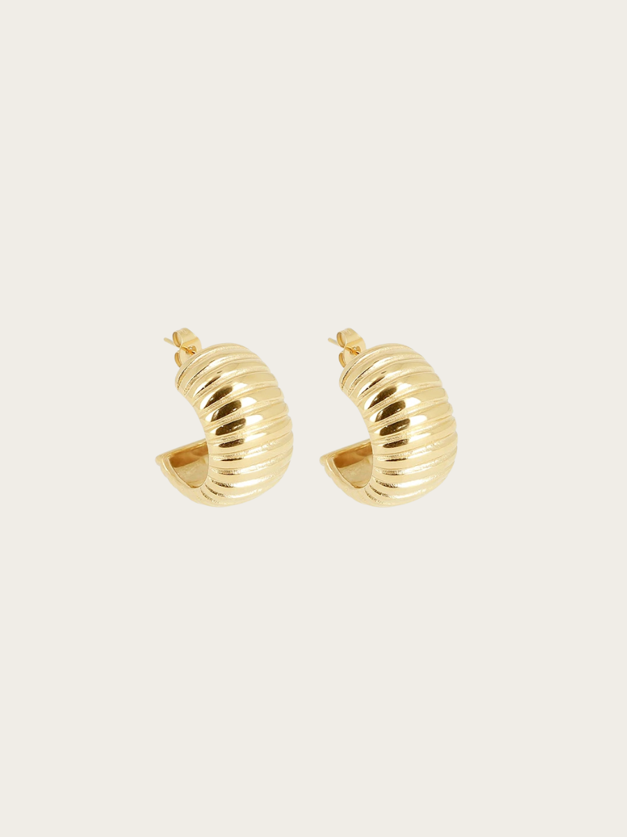 LADY EARRINGS, GOLDPLATED