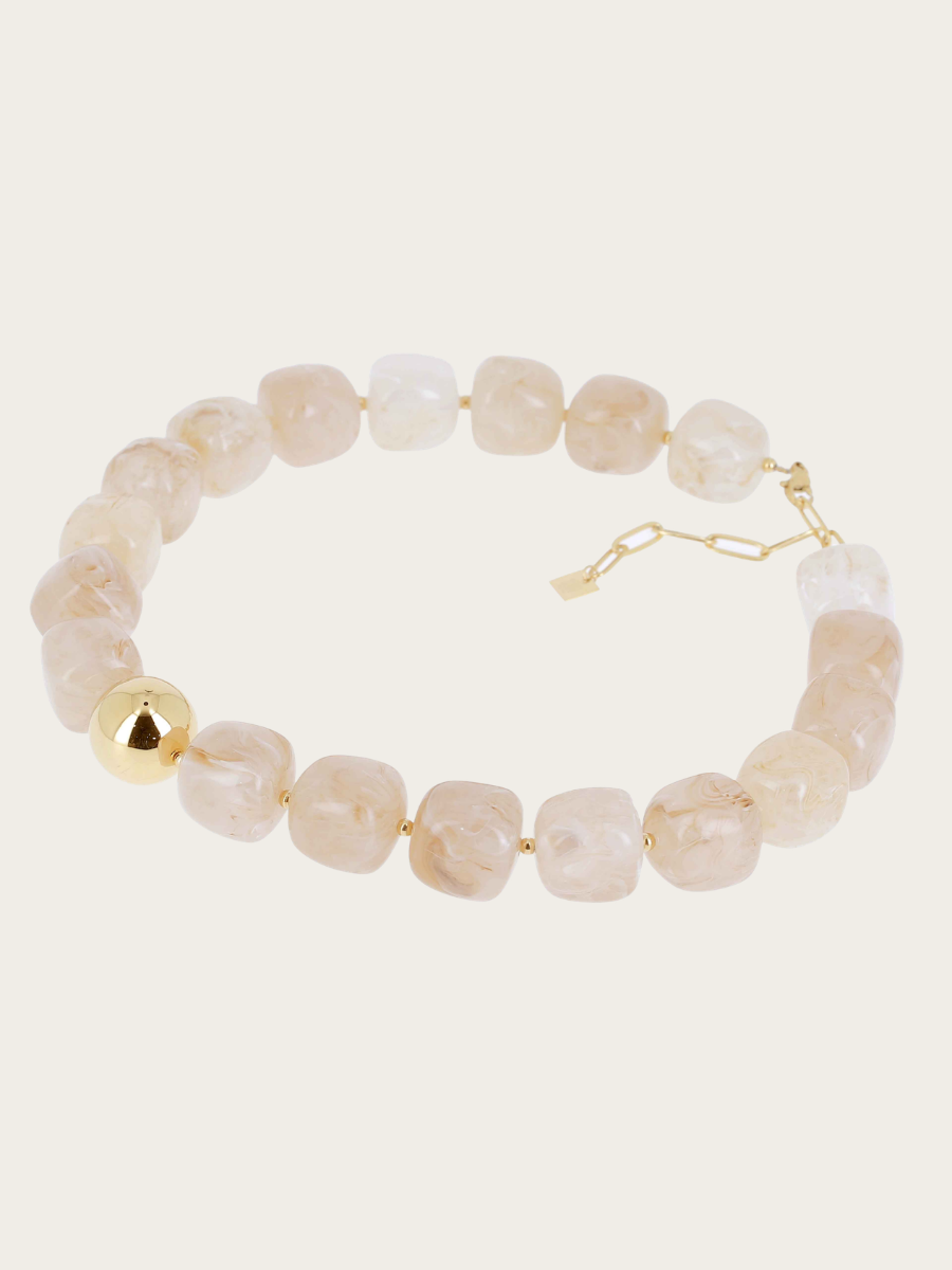 OEDIPE NECKLACE, GOLDPLATED