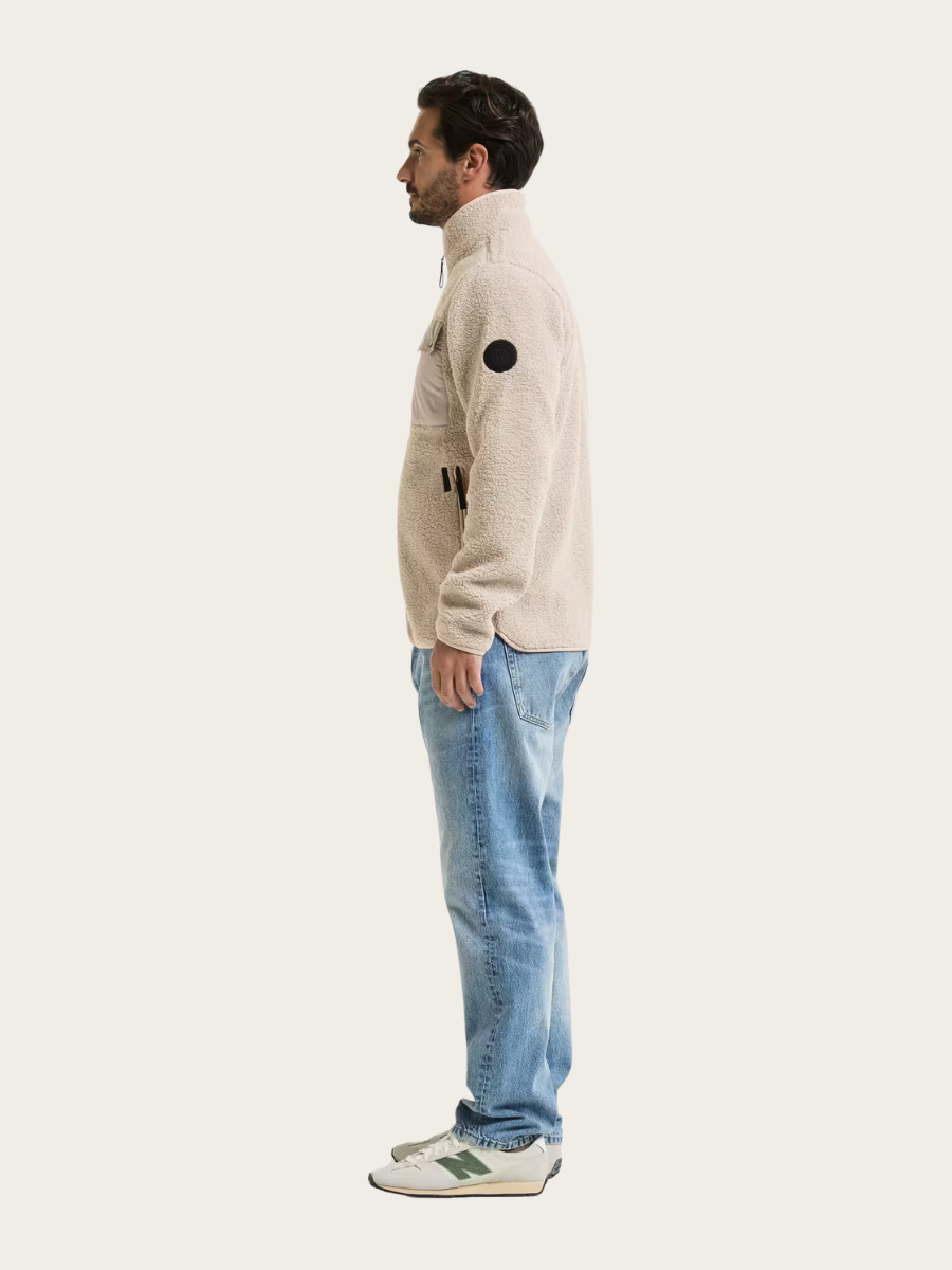 PETER USX FULL ZIP JACKET, CLAY