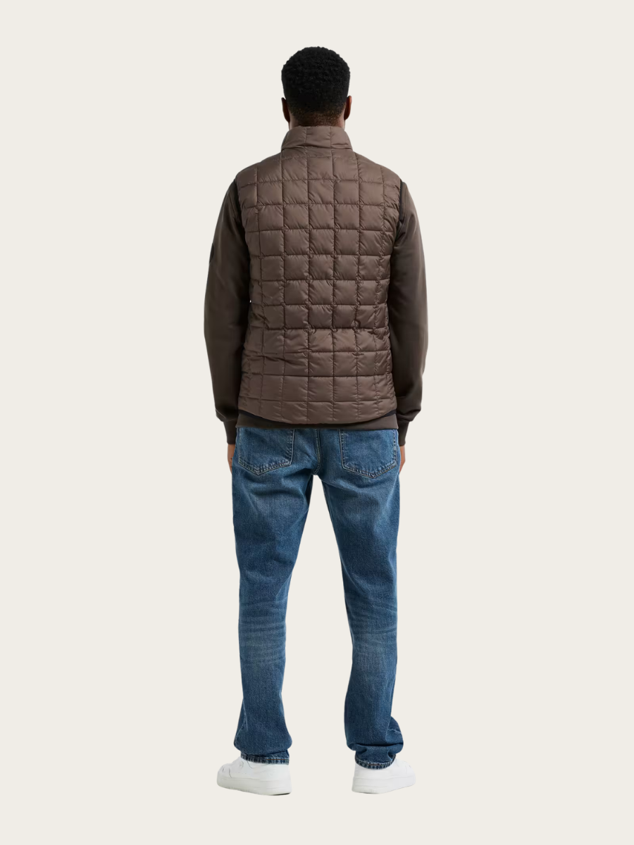 SAMUEL USX VEST, MOCHA BROWN