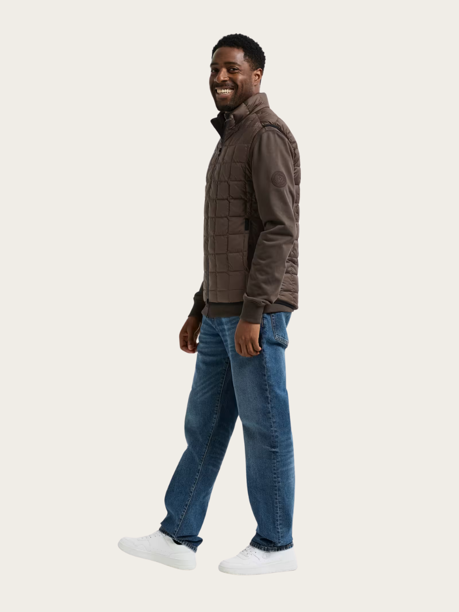 SAMUEL USX VEST, MOCHA BROWN