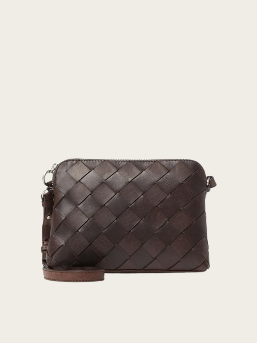 SEATTLE SHOULDER BAG, DARK BROWN