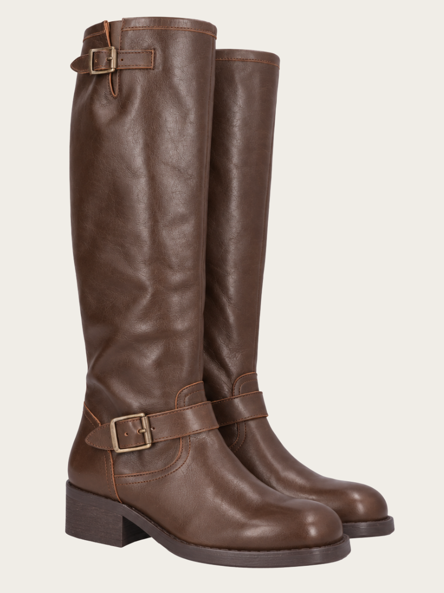 BROWN APPALOOSA CALF BOOT, BROWN