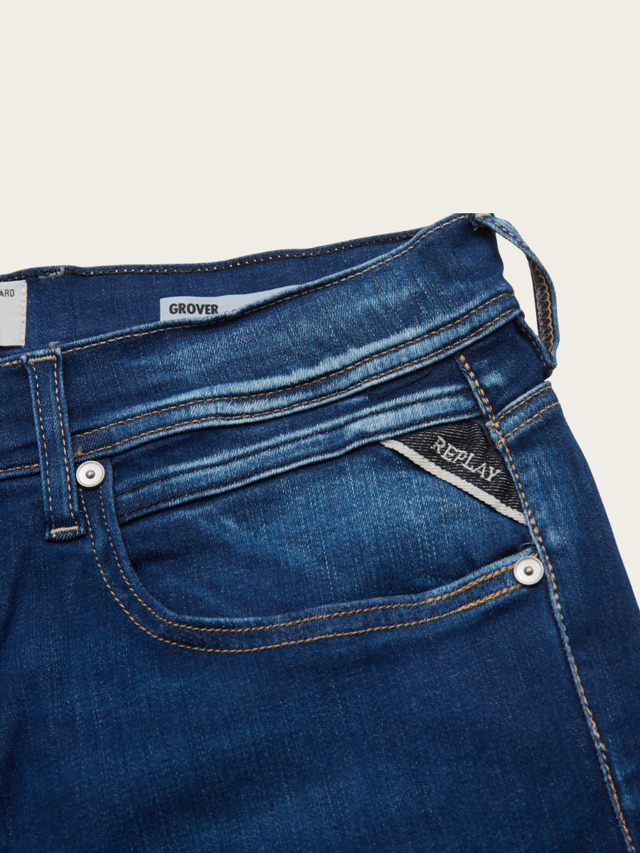 GROVER HYPERFLEX JEANS, DENIM BLUE