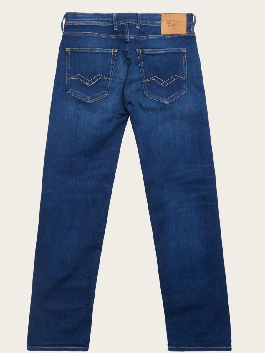 GROVER HYPERFLEX JEANS, DENIM BLUE