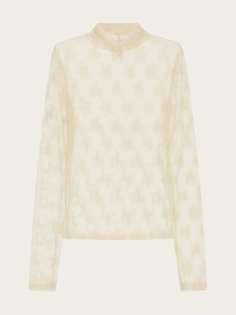 LONG SLEEVED FLORAL PATTERN BLOUSE, MARMO