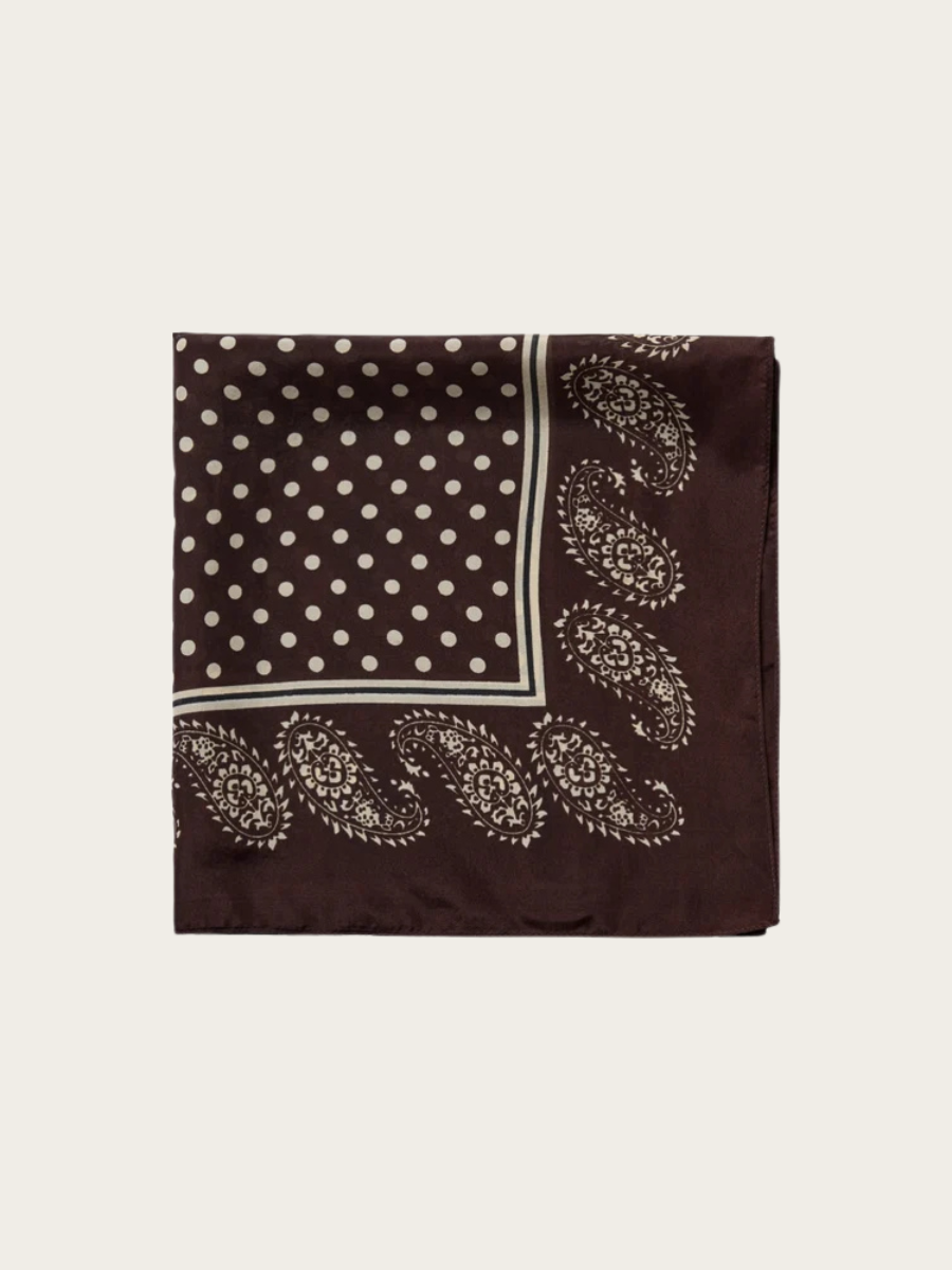 KAYA SLIK SCARF, DARK PLUM