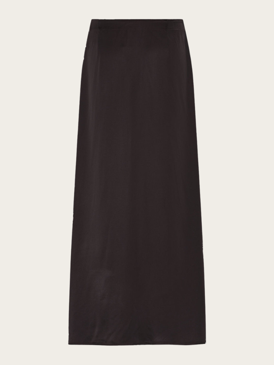 WECKIA TYRAS SKIRT, DARK BROWN