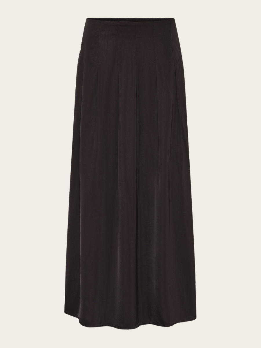WECKIA TYRAS SKIRT, DARK BROWN