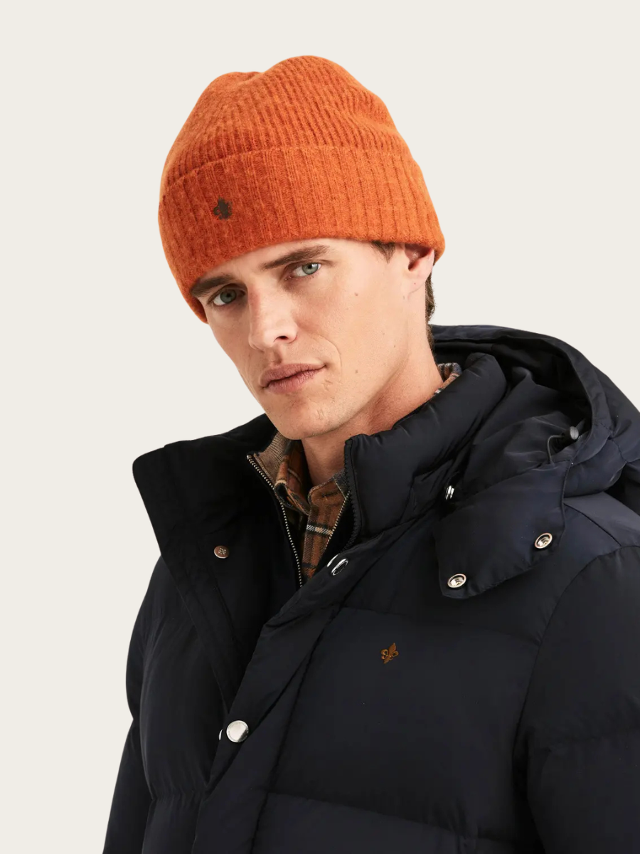 LENNOX PUFFER JACKET, DEEP BLUE