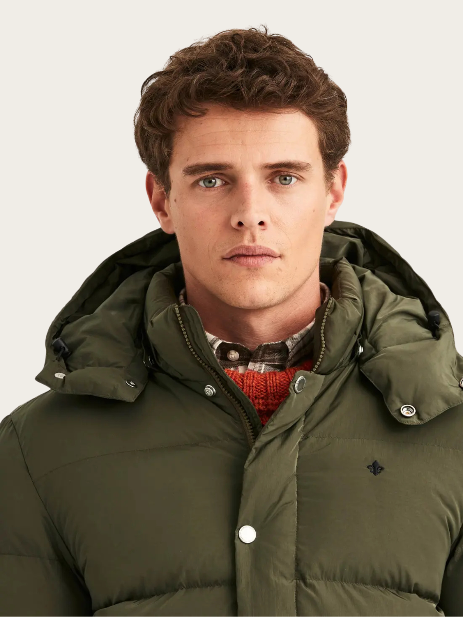 LENNOX PUFFER JACKET, OLIVE