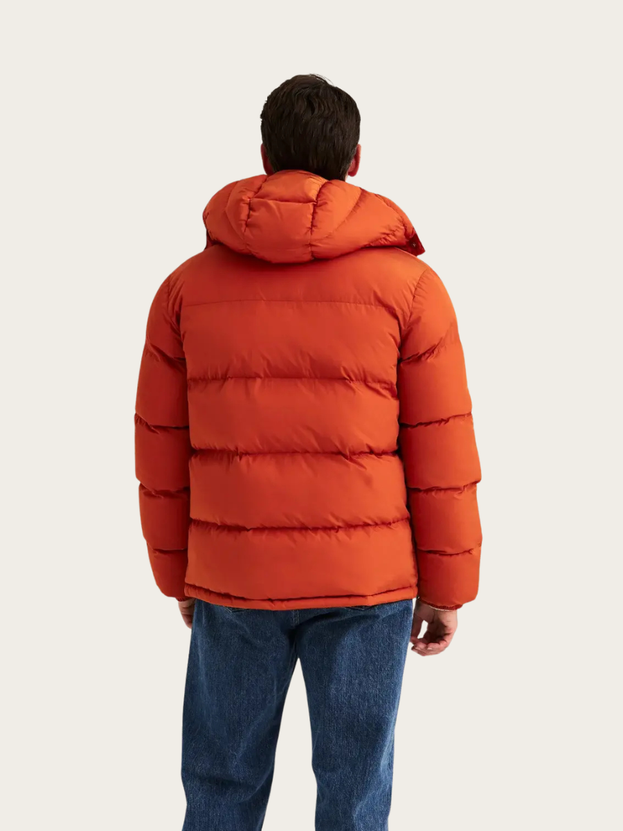 LENNOX PUFFER JACKET, ORANGE