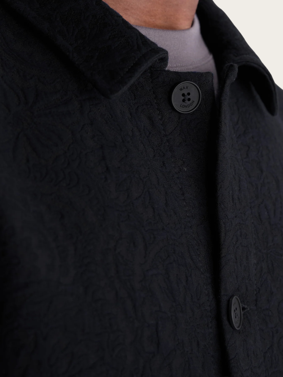 IGGY TONAL JACQUARD JACKET, NAVY