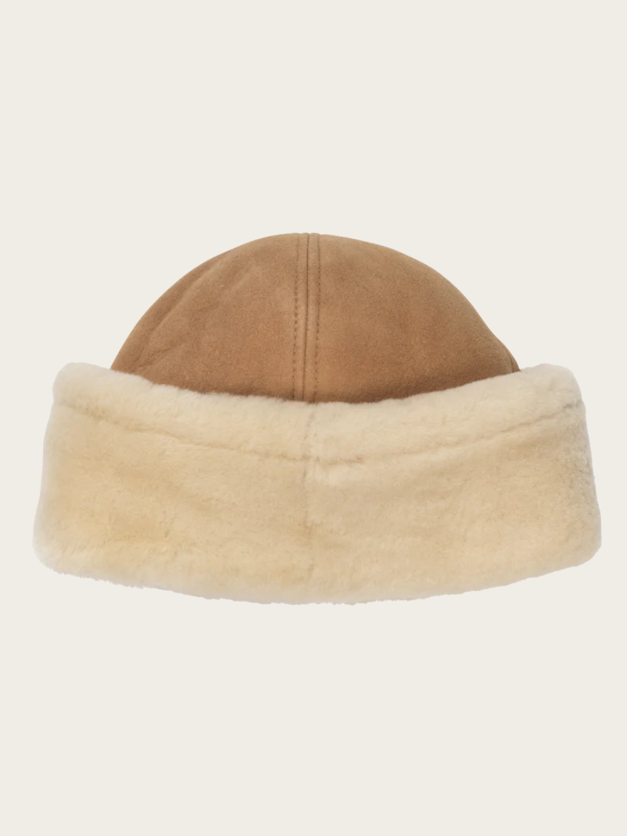 SYDNEY SHEARLING HAT, ALMOND