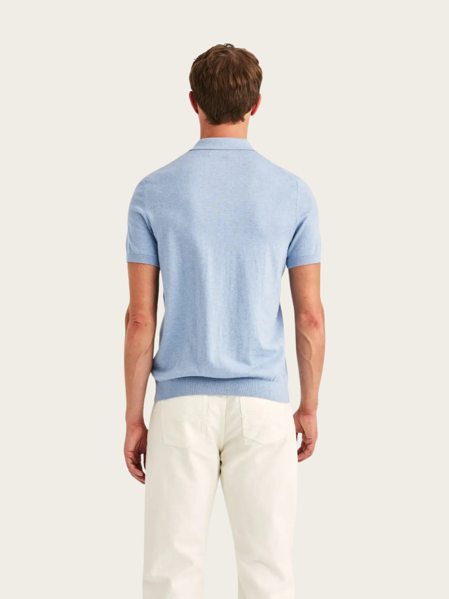 RILEY SS POLO, BLUE