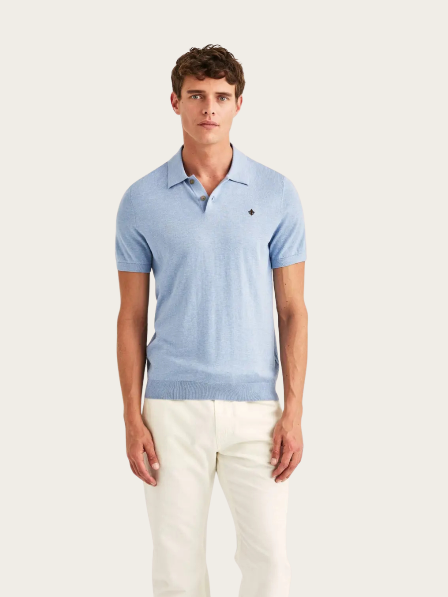 RILEY SS POLO, BLUE