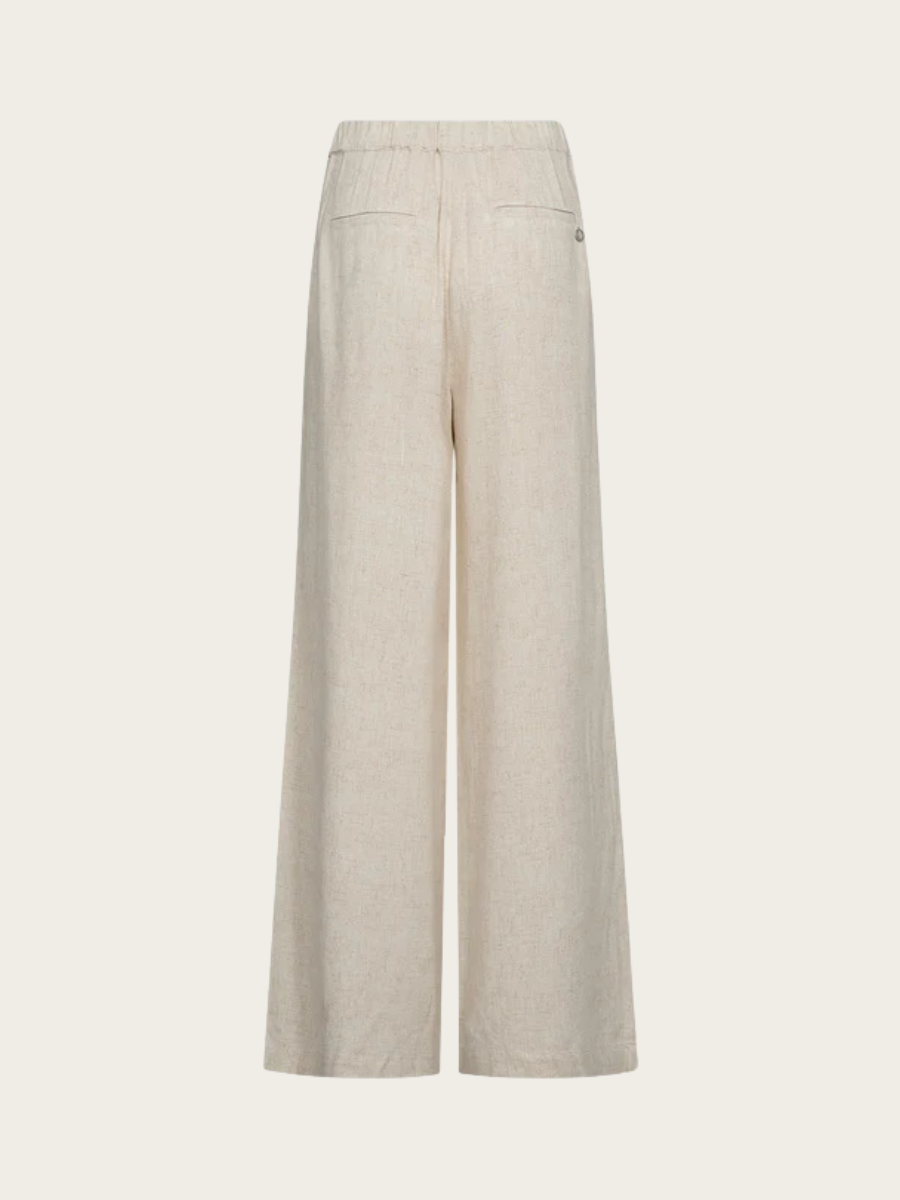 MILES PANT, OYSTER WHITE MELANGE