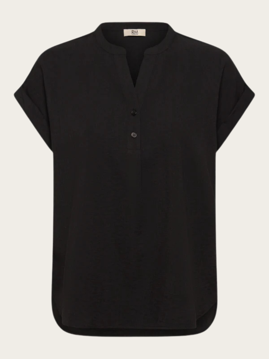 TALIA SL BLOUSE, BLACK