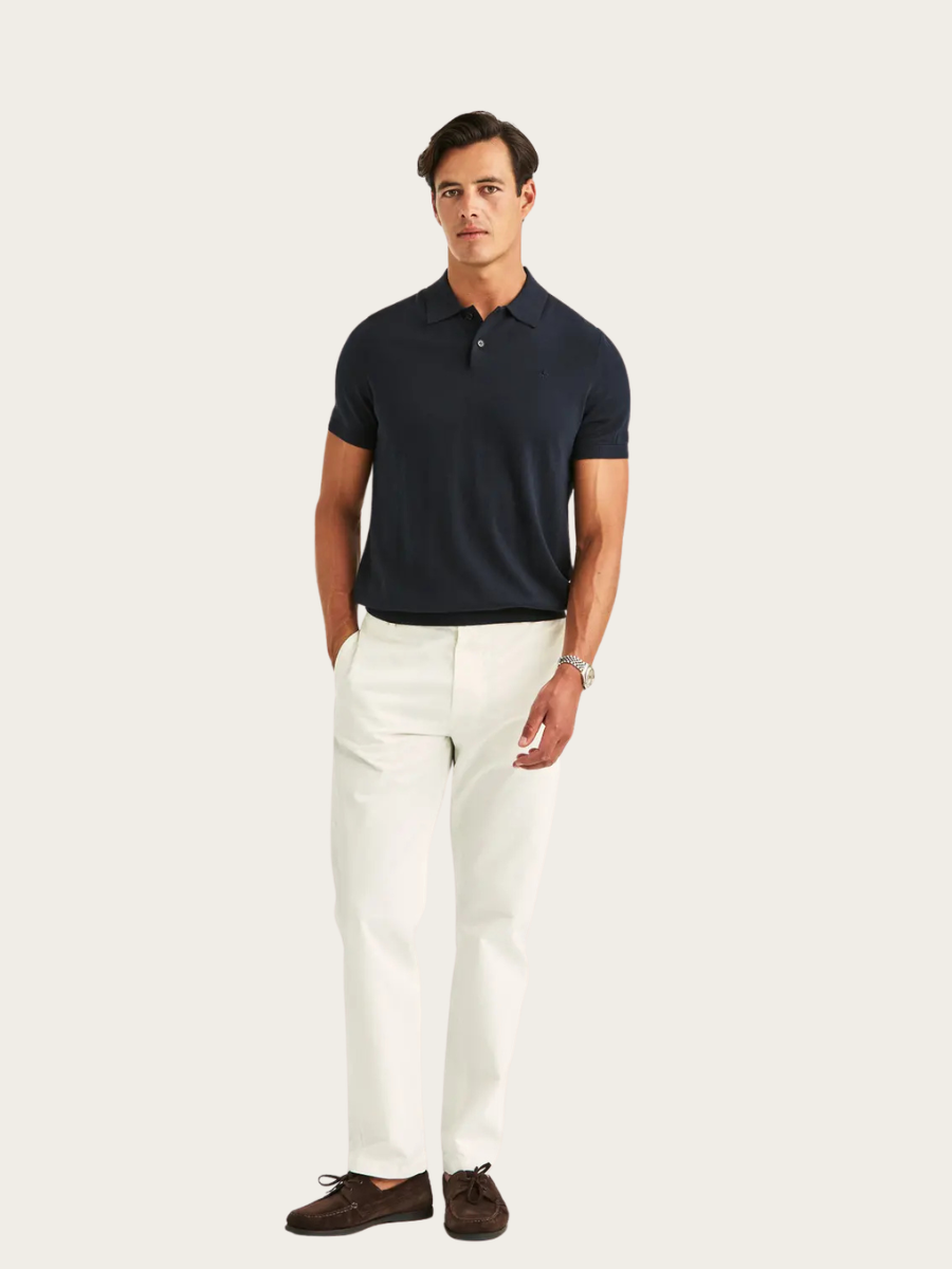RILEY SS POLO, OLD BLUE