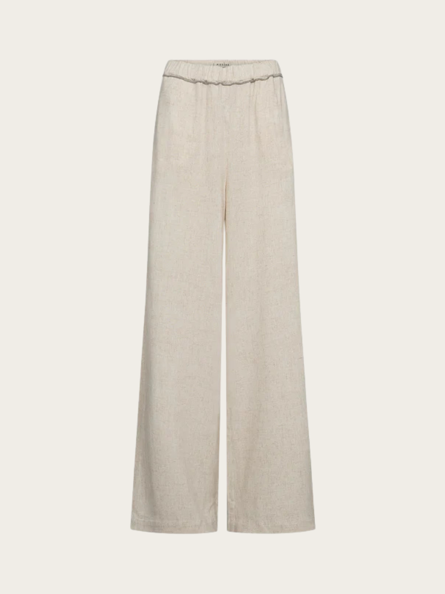 MILES PANT, OYSTER WHITE MELANGE