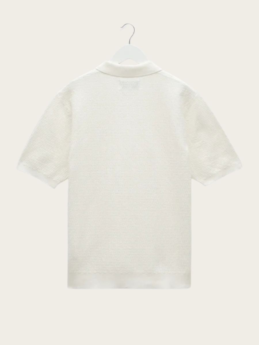 NAPLES SS POLO, ECRU