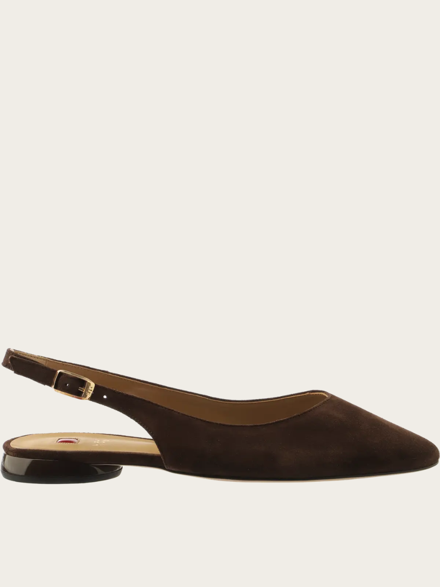 MONA SLING BALLERINA, CHOCPLUM