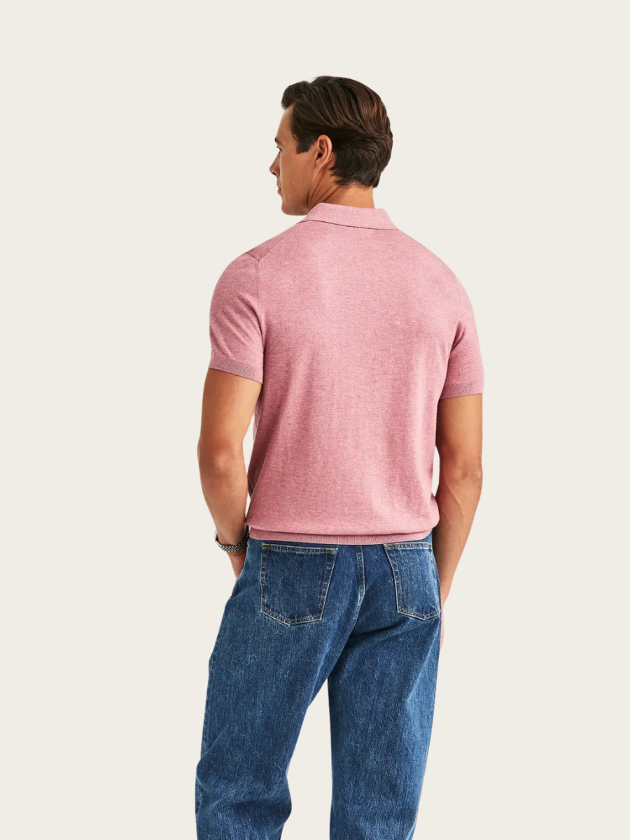 RILEY SS POLO, PINK