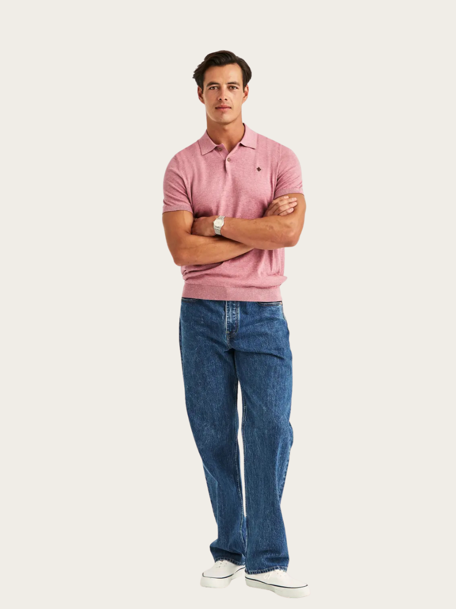 RILEY SS POLO, PINK