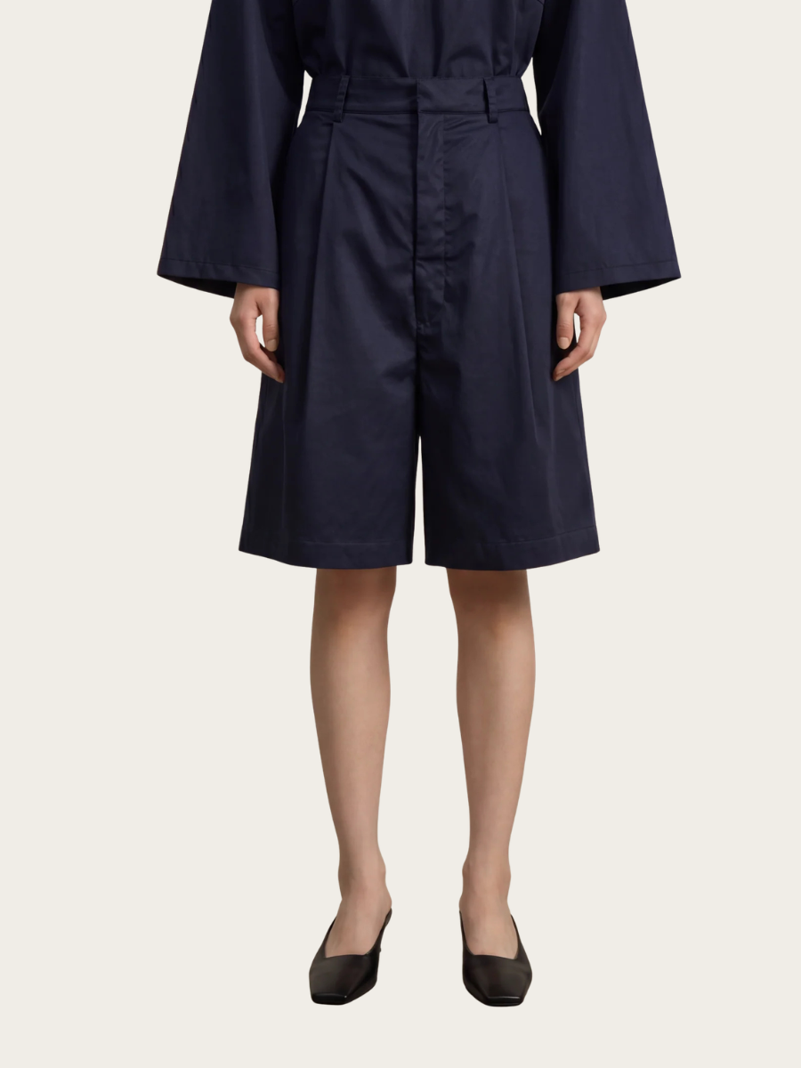SKYLAR LONG SHORTS, DEEP DARK NAVY