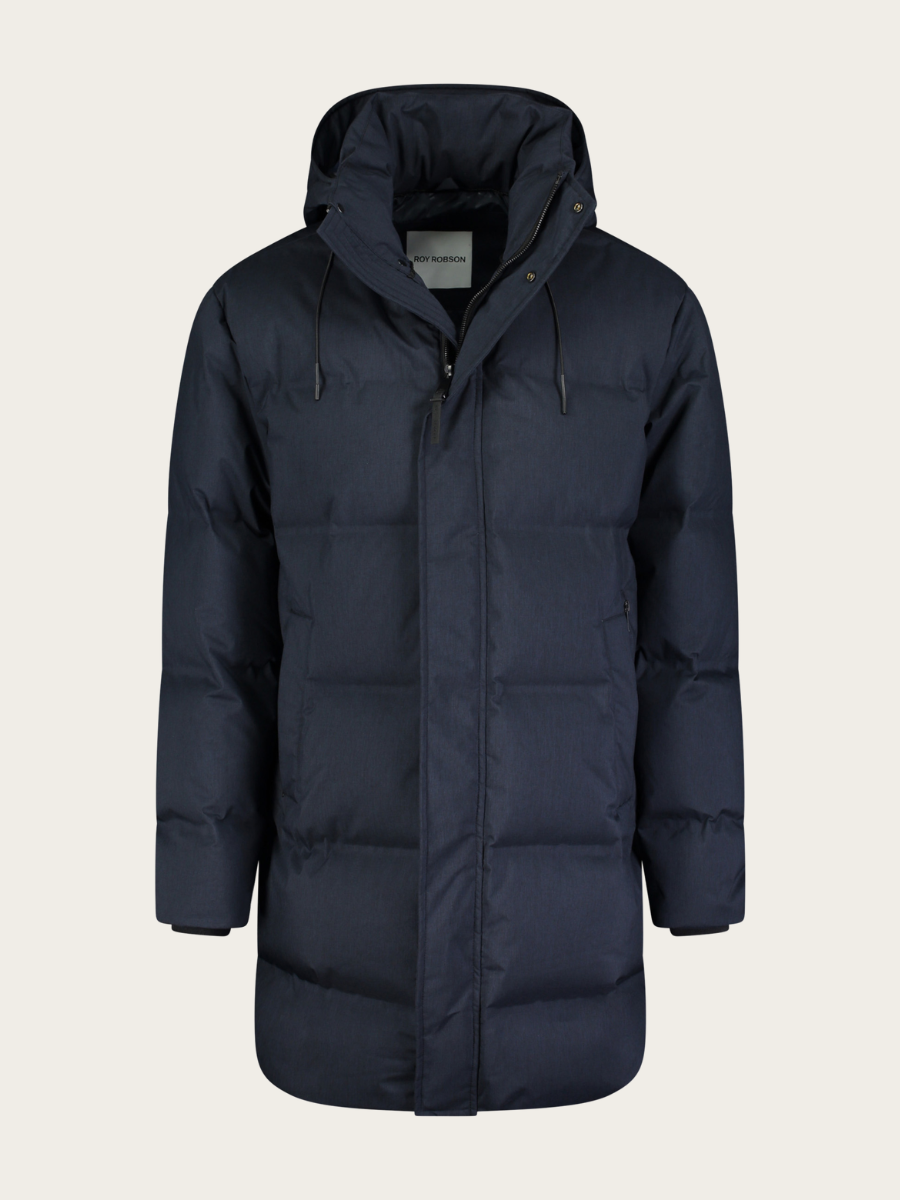MENS DOWN JACKET, DARK BLUE