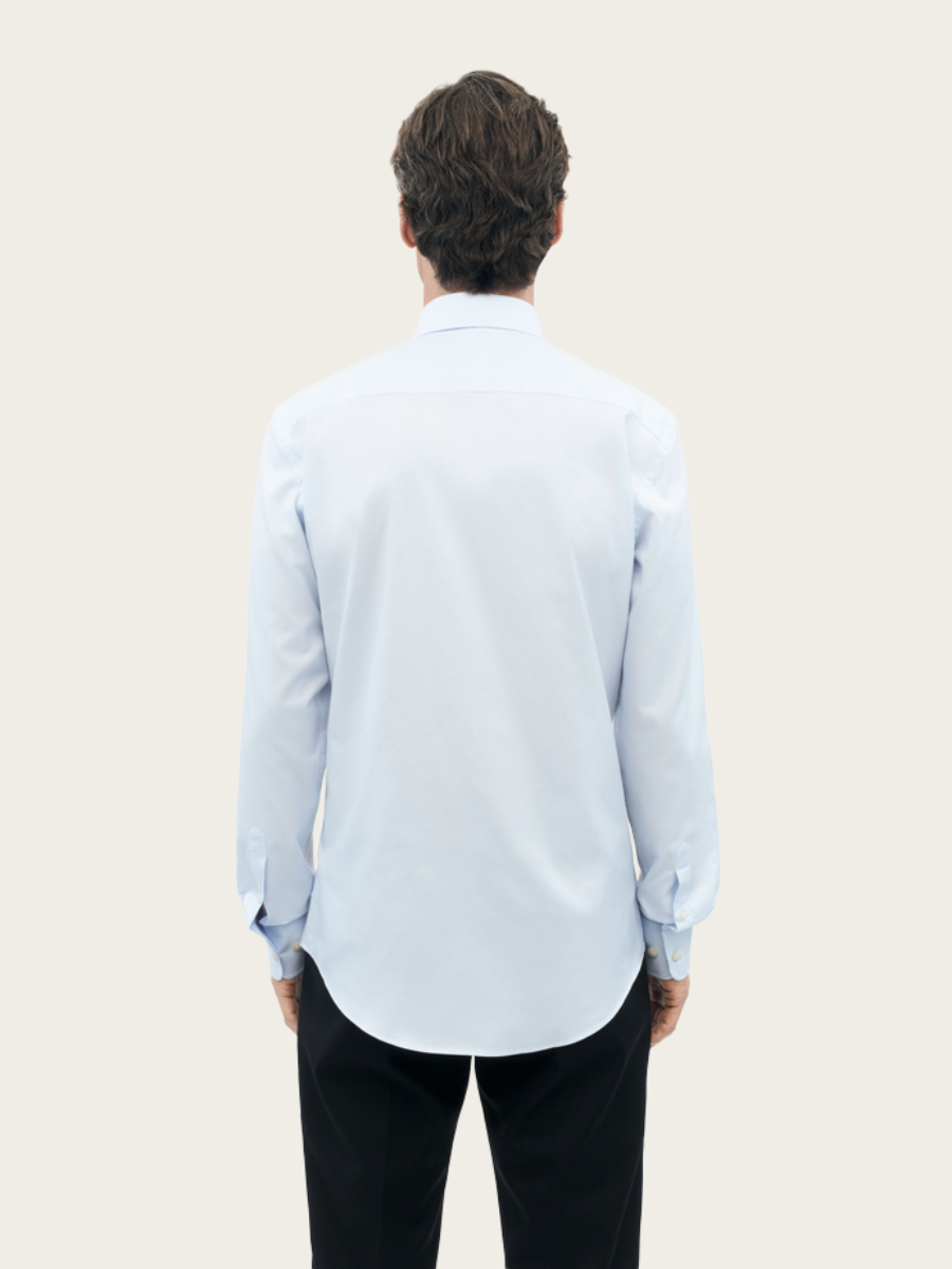 ADLEY C CUTAWAY SHIRT, LIGHT BLUE