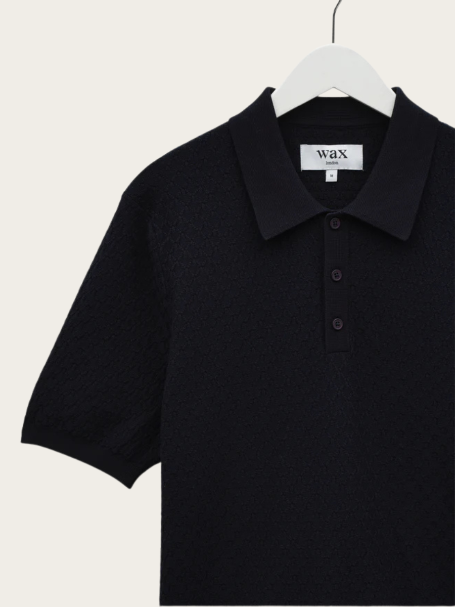 NAPLES SS POLO, NAVY