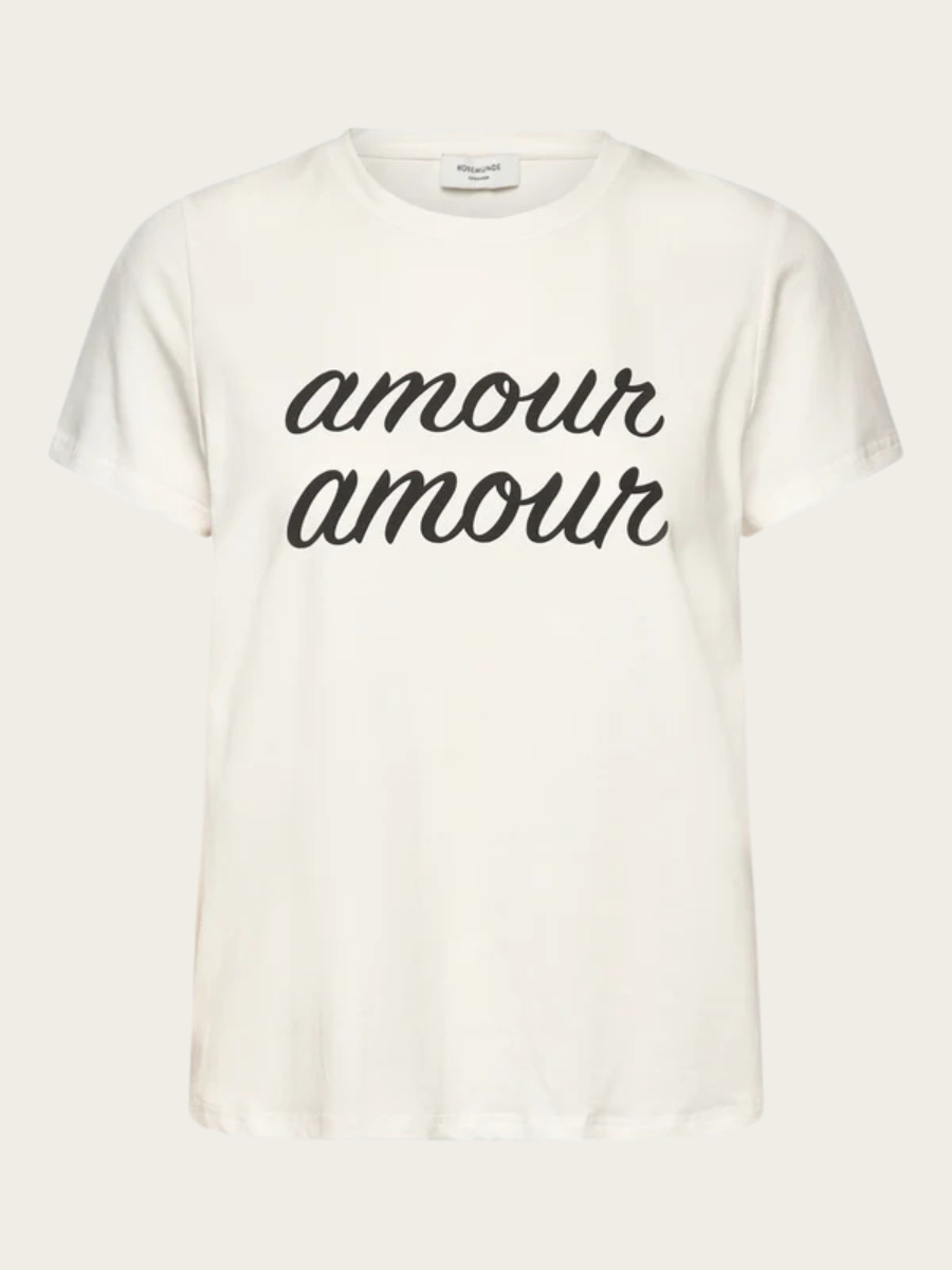 NATALI ORGANIC SS T-SHIRT, AMOUR