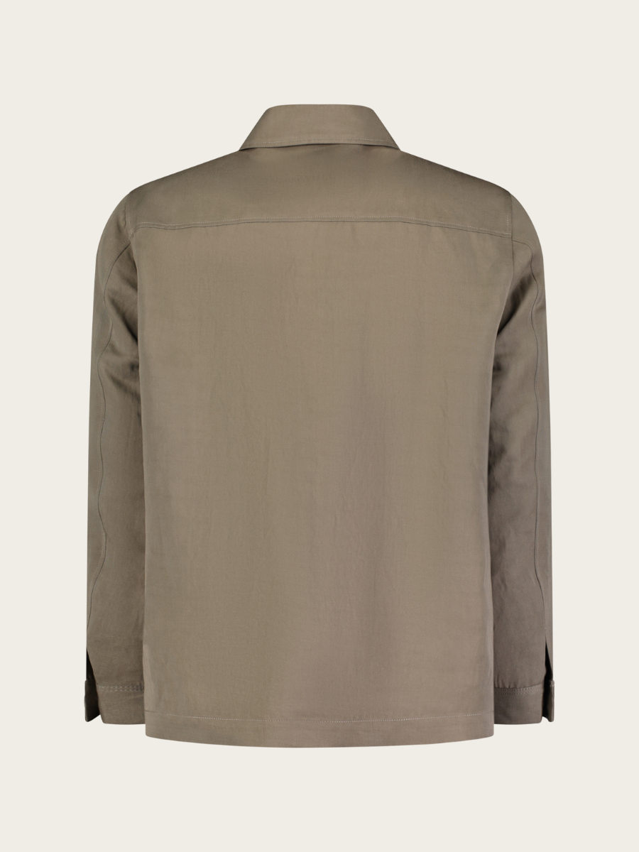 CASUAL OVERSHIRT, BROWN