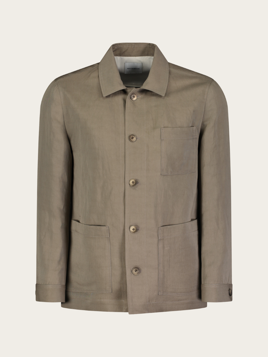 CASUAL OVERSHIRT, BROWN