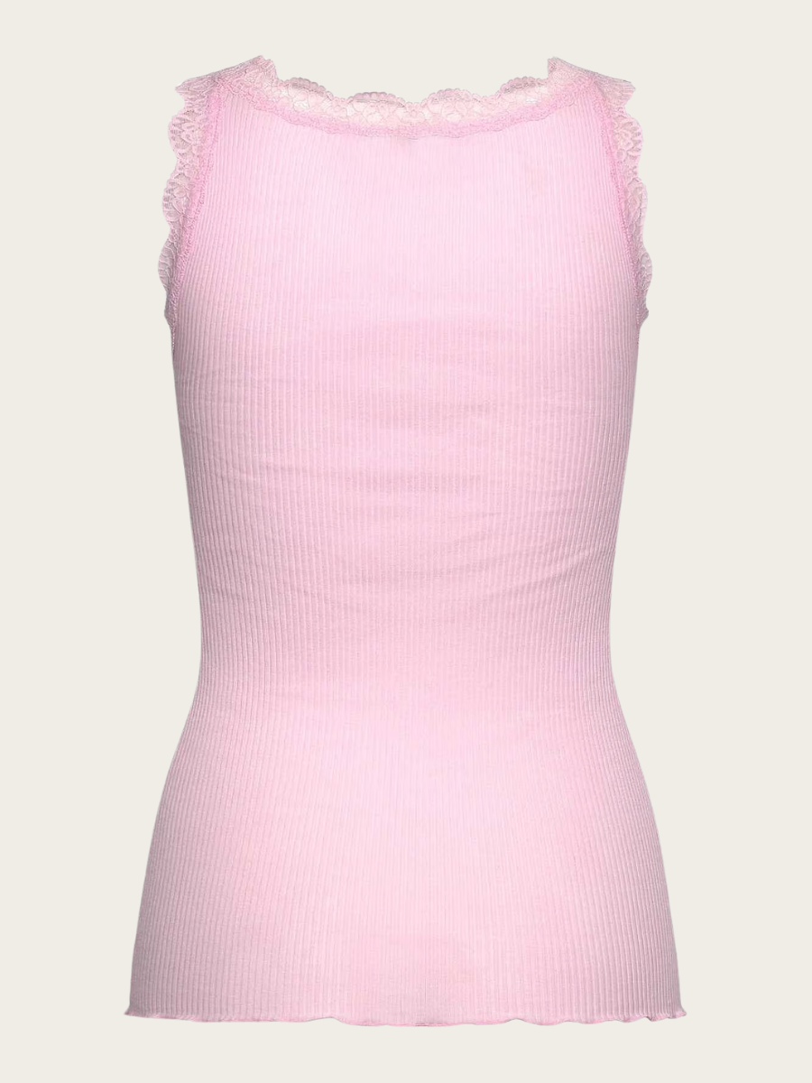 BALTA MODAL SL LACE U NECK TOP, NOSEGAY