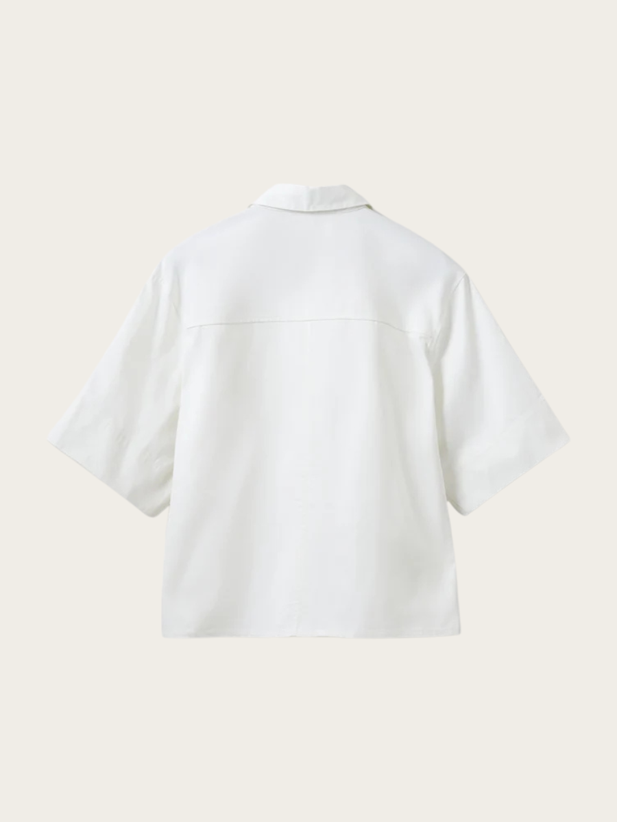 HARVEY OVERSIZE SS SHIRT, White