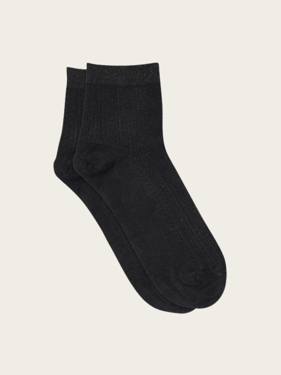 DARYA SHORT SOCKS, BLACK