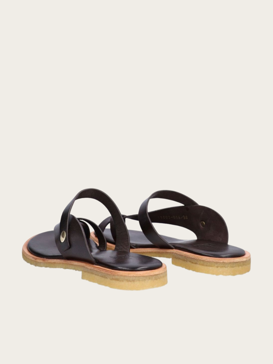T.MORO JAZZ SANDAL, ESPRESSO BROWN