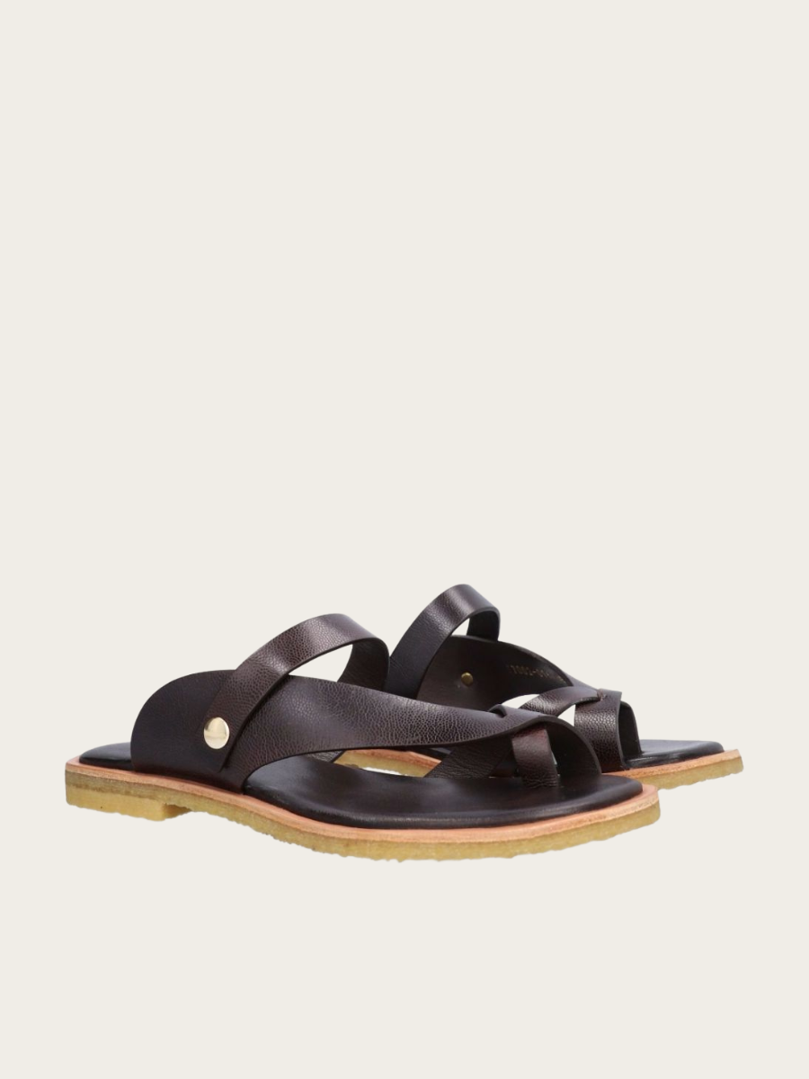 T.MORO JAZZ SANDAL, ESPRESSO BROWN