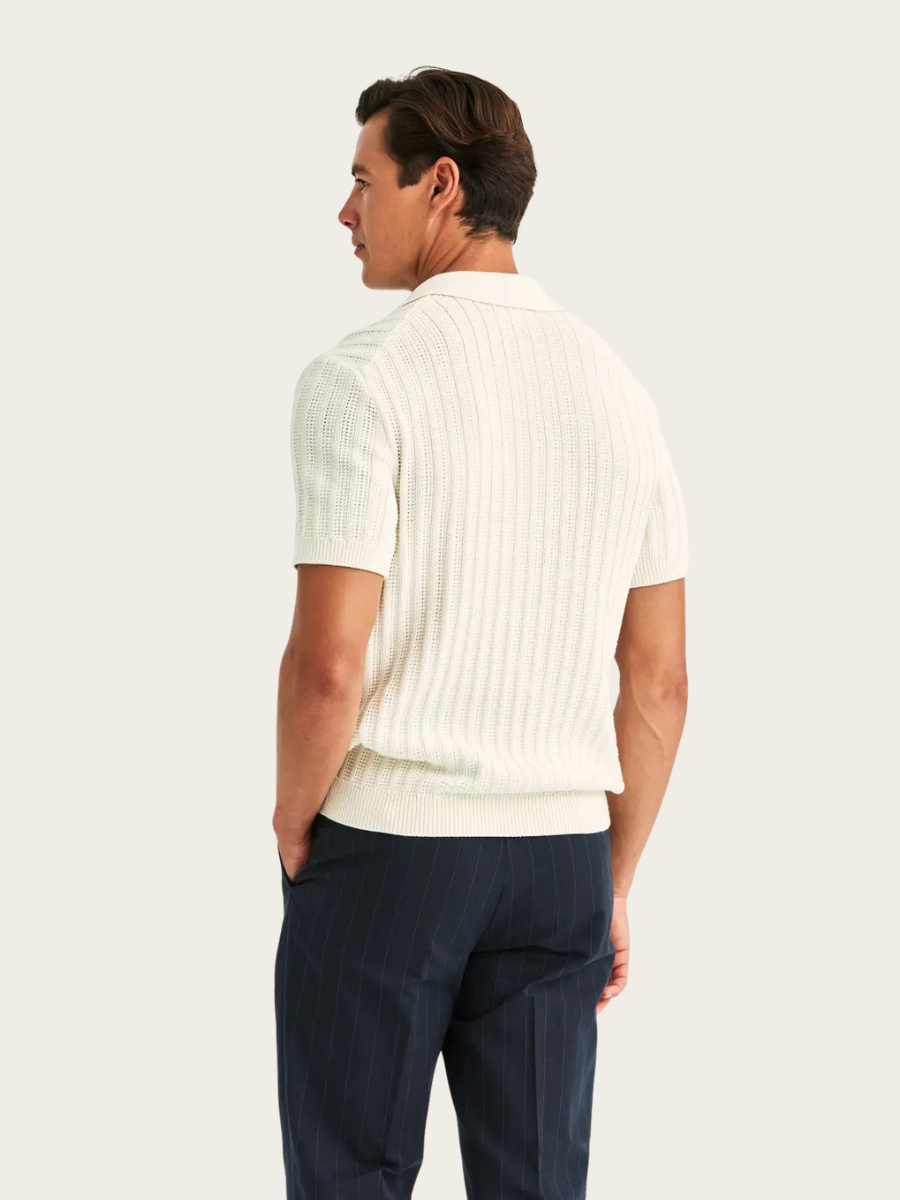 BALDWIN RESORT POLO, OFF WHITE