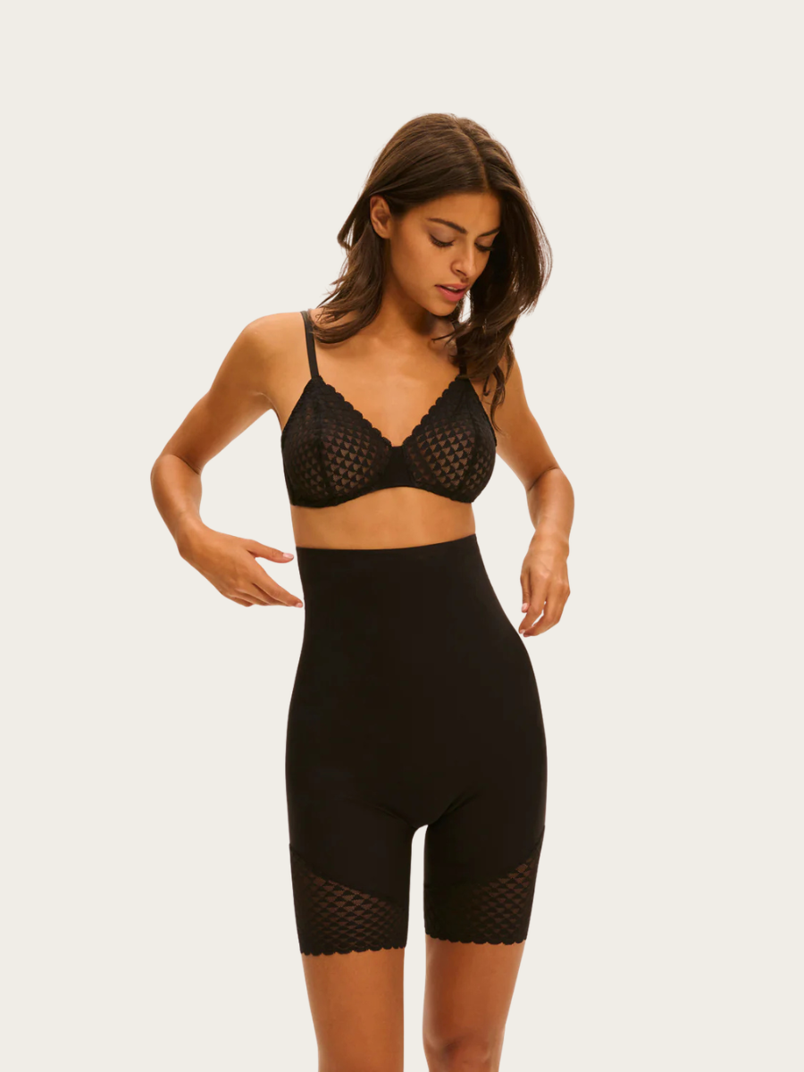 SUBTILE HIGH WAIST SHAPER SHORTS, BLACK