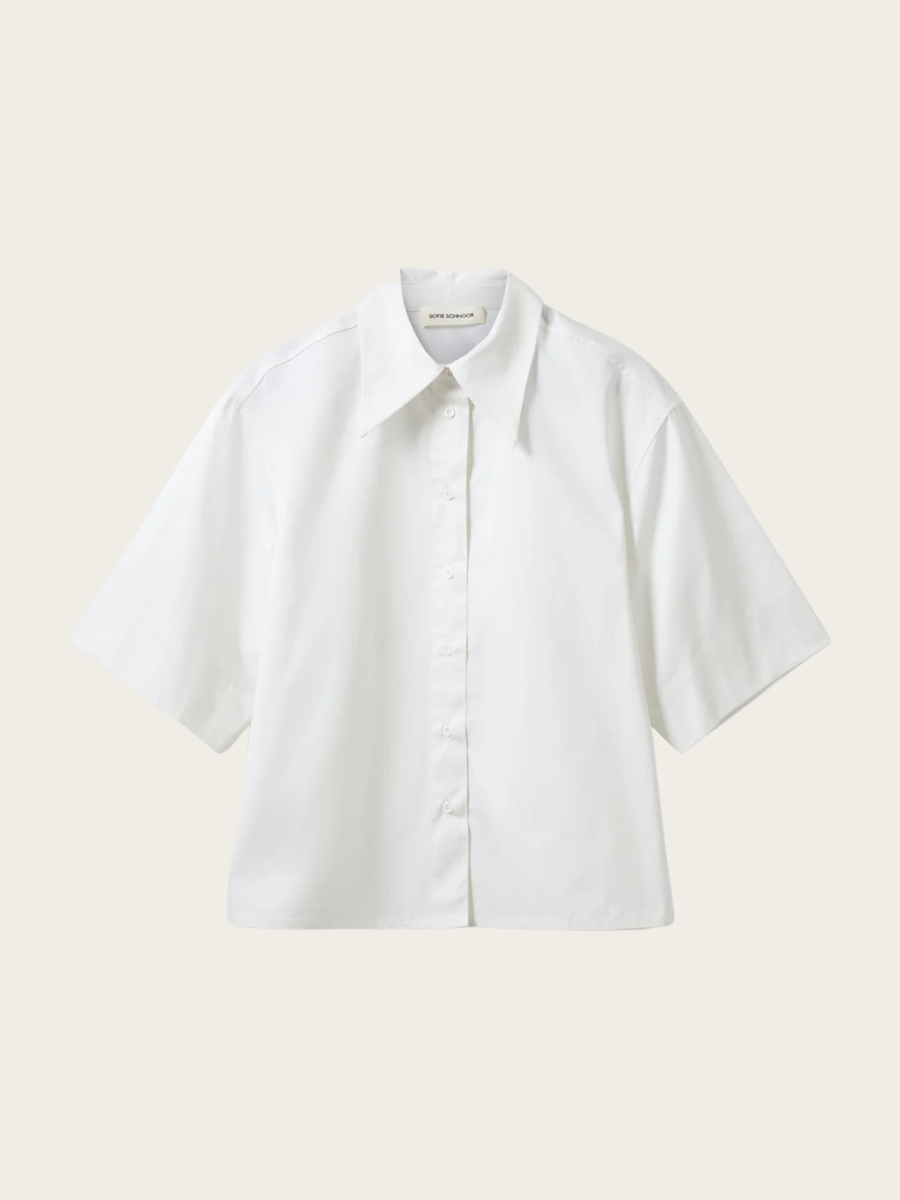 HARVEY OVERSIZE SS SHIRT, White