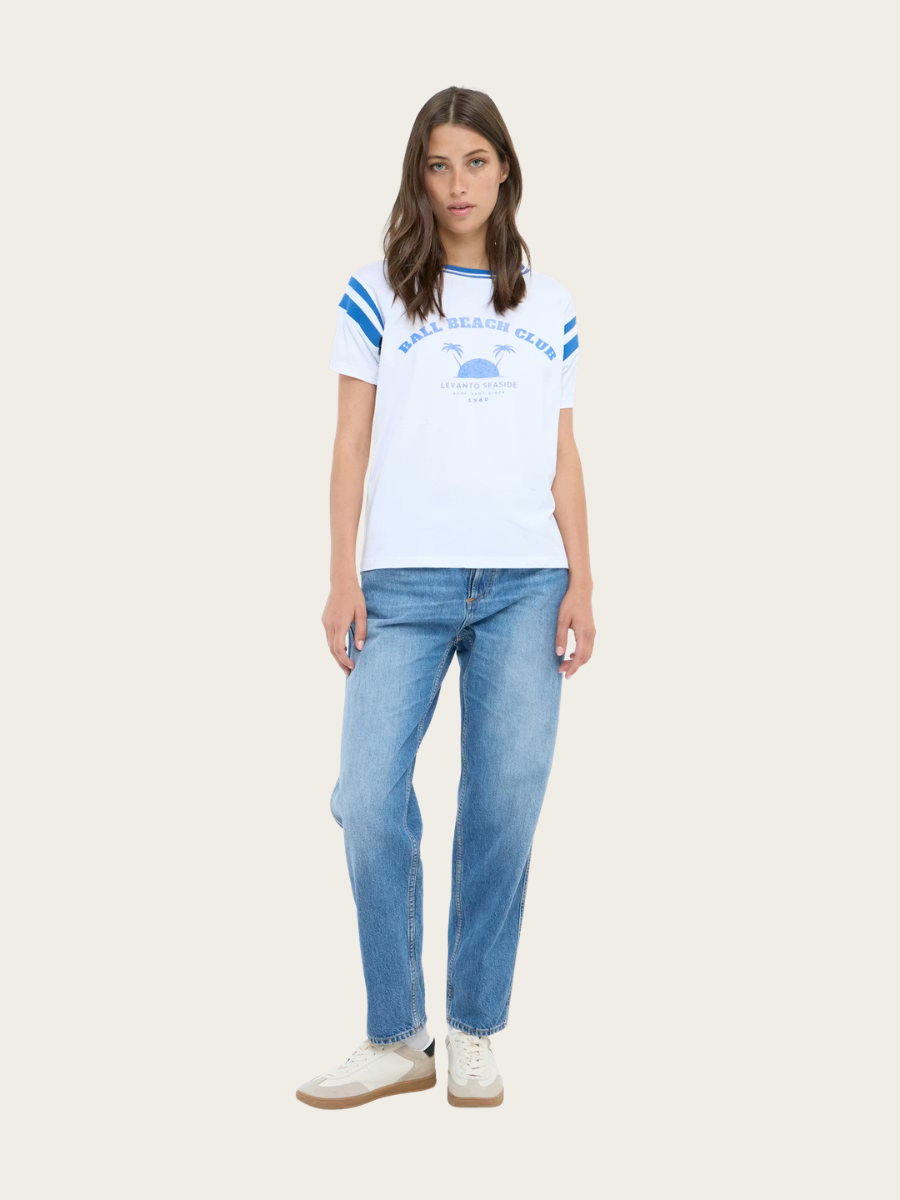 BAREBECCA T-SHIRT, BLANC DE BLANC