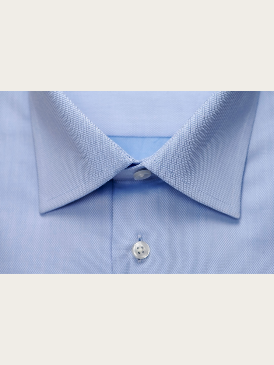 DEN LYSEBLÅ SKJORTE MED STRUKTUR, LIGHT BLUE