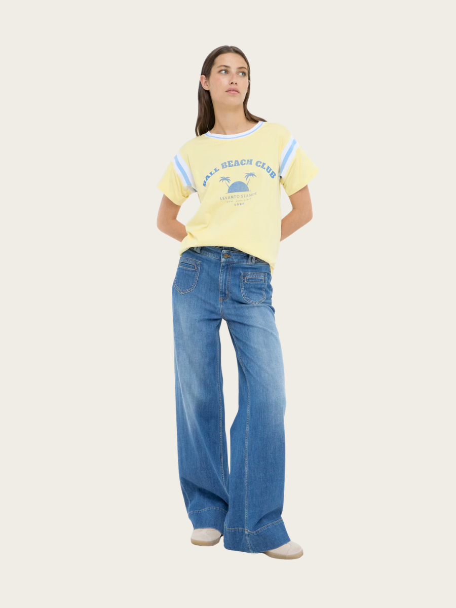 BAREBECCA T-SHIRT, LEMON MERINGUE
