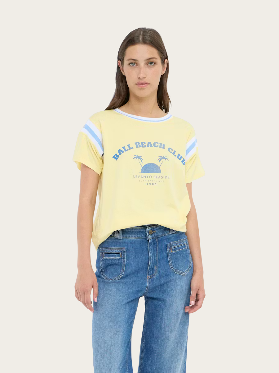 BAREBECCA T-SHIRT, LEMON MERINGUE
